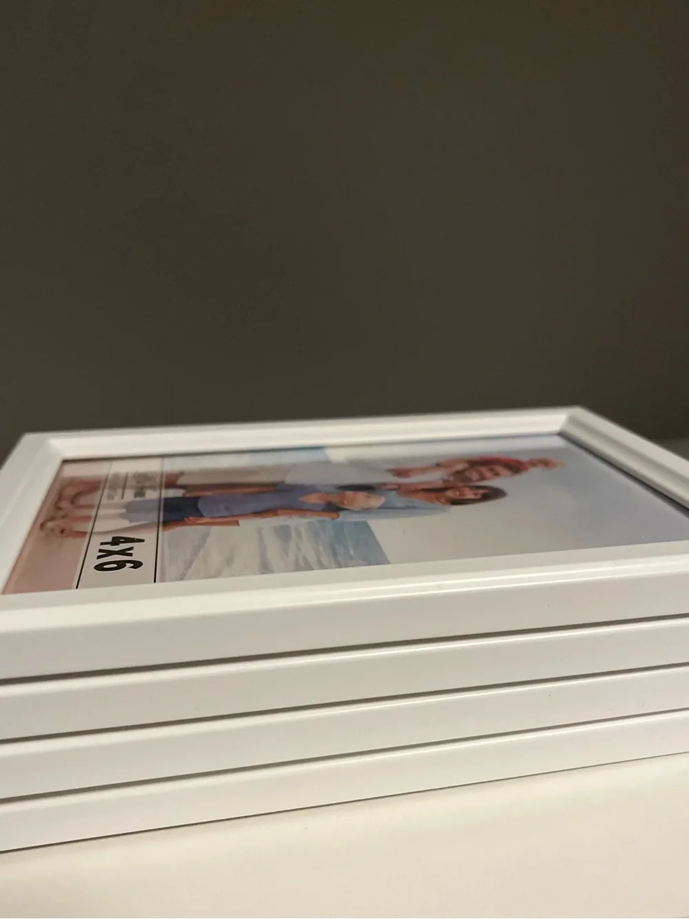 White 4x6 Photo Frames- Set of 4